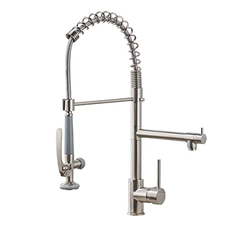  Fapully Commercial Pull Down Kitchen Sink Faucet Reviews
